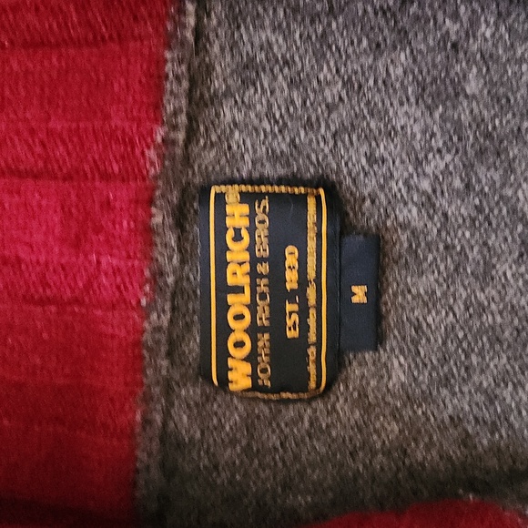 VINTAGE Woolrich John Rich & Bros. Lambswool Blend Quarter Zip Sweater - Picture 3 of 10